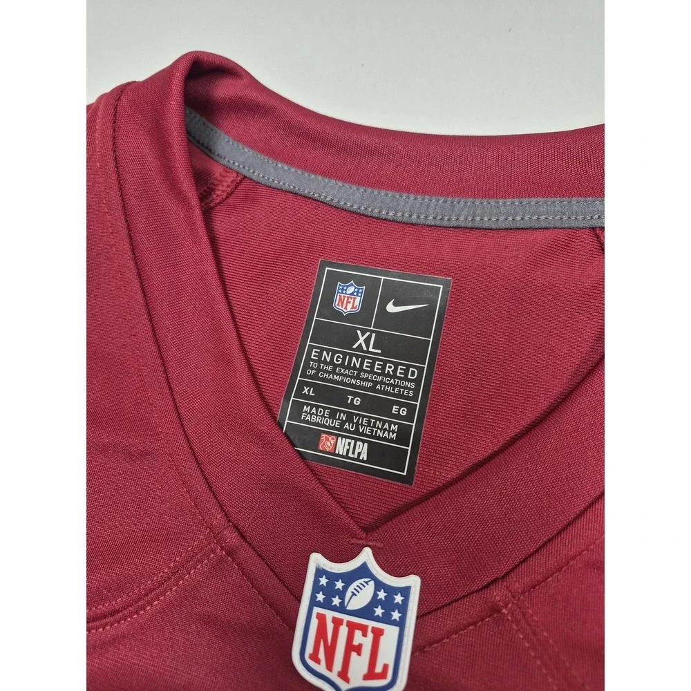 Washington Commanders Football Jersey Mens XL Red NFL Nike Jayden Daniels 5